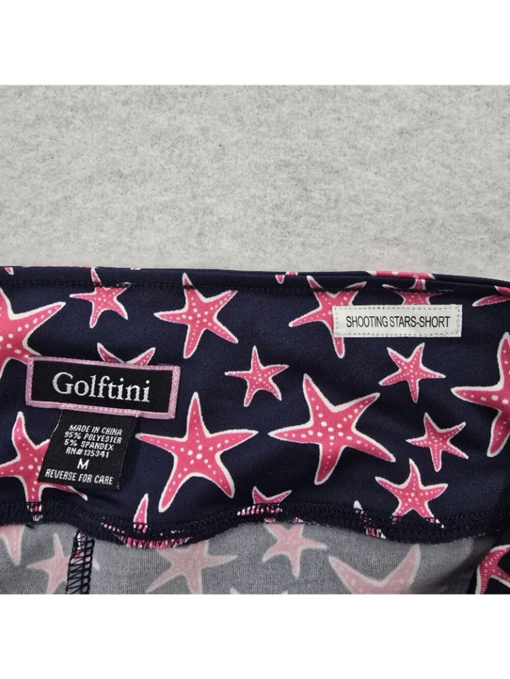 Golftini Shooting Stars Short Skort Sz Medium Golf Pickleball Tennis Athleisure - Picture 3 of 7